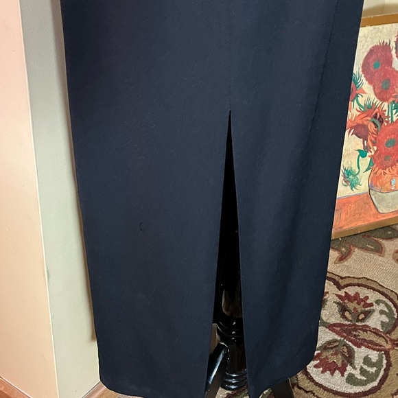 Vintage ANDREA POLIZZI Size 12 Blacktie Elegant Maxi Column TankDress HongKong - Picture 11 of 16